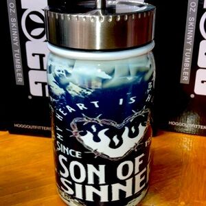 Blue and Silver Tumbler